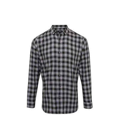 Chemise mulligan homme gris acier / noir Premier