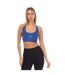 Womens/ladies Series-3 Active Sports Bra Blue Skins-1