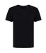 Womens/ladies yala recycled cotton lightweight t-shirt black Iqoniq-1