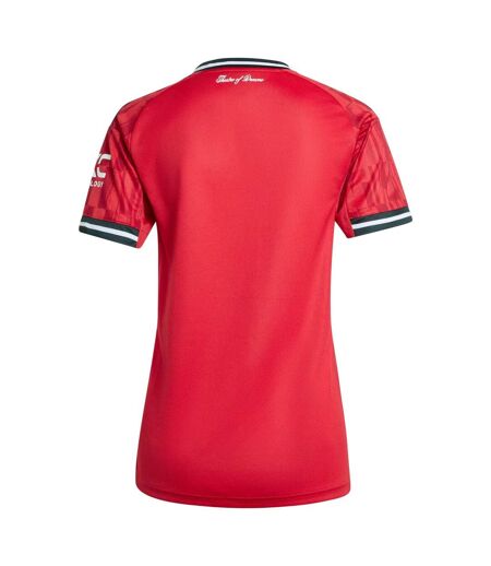 Maillot Domicile Motif/style Manchester United Fc 2025/2026 Femme Rouge Adidas