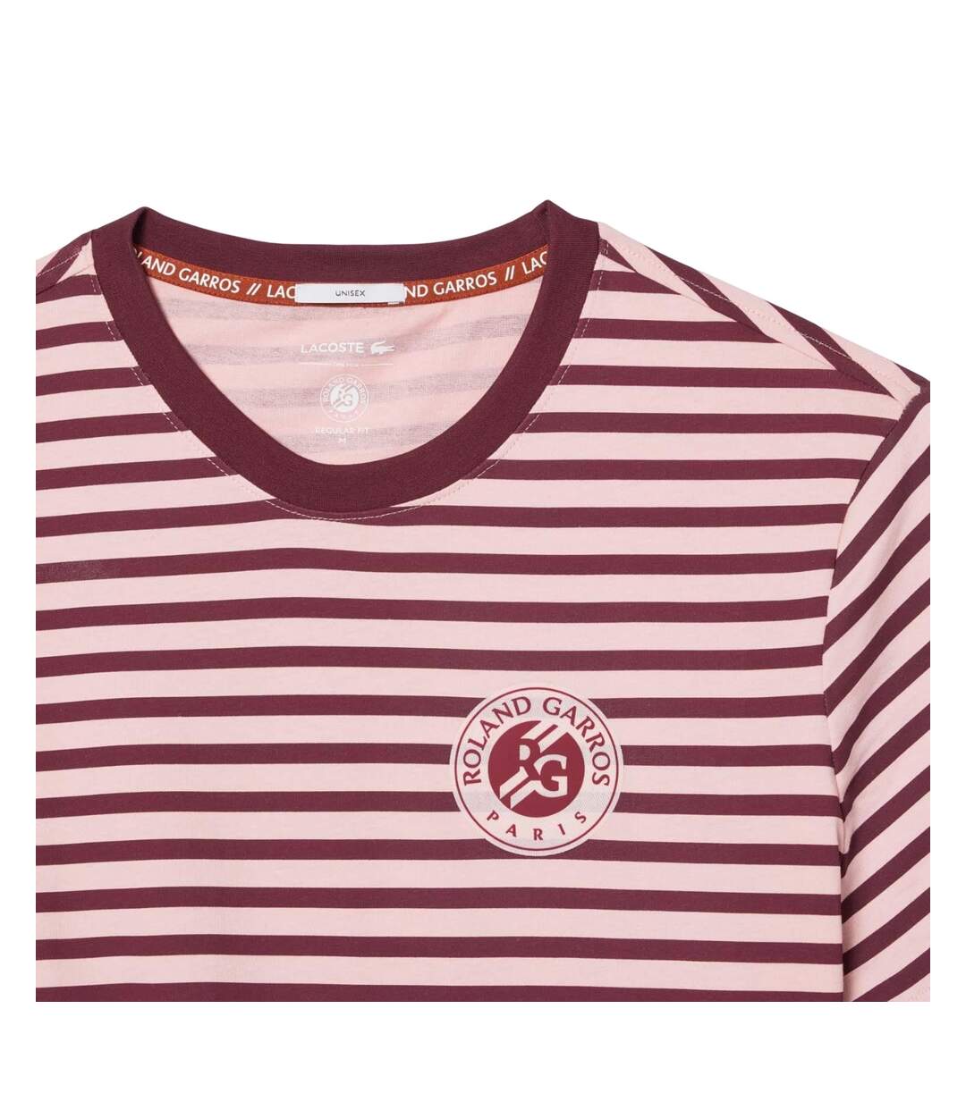T-shirt Roland Garros Edition Adulte Rose Lacoste-2