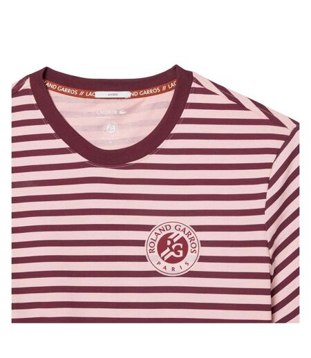 T-shirt Roland Garros Edition Adulte Rose Lacoste