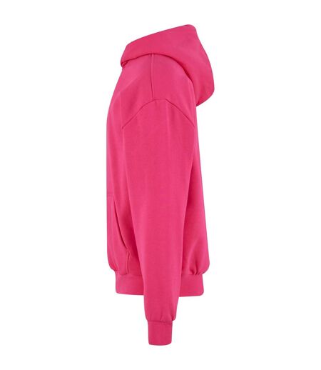 Sweat À Capuche Adulte Rose Vif Build Your Brand