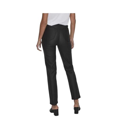 Jean Enduit Noir Femme Vila Commit - XS