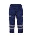 Pantalon À Poches Motif/style Haute-visibilité Homme Bleu Marine Yoko-1