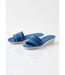 Chaussons mules compensés éponge-4