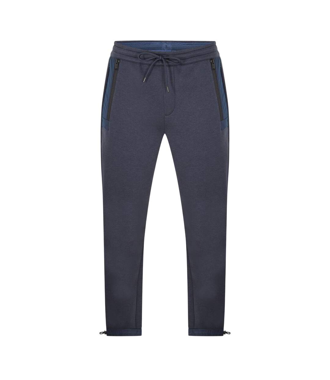 Mens P Lamont Fleece Regular Joggers Dark Blue Boss-2