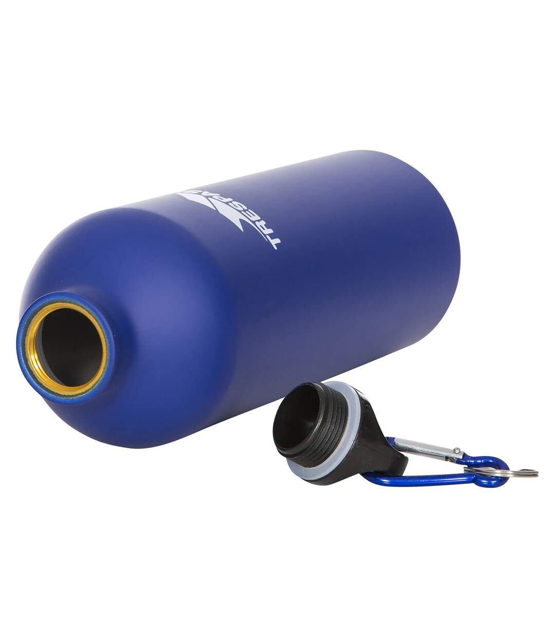Trespass Adults Slurp Water Bottle With Carabiner (1 Litre) (Matt Blue) (One Size) - UTTP407-3