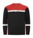 Mens Progression Hi-vis Long-sleeved T-shirt Black Red Projob-1
