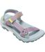 Womens/ladies Contrast Sandals Powder Lilac Ice Green Regatta-1