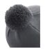 Bonnet Pom Pom Original Gris Foncé Beechfield-2