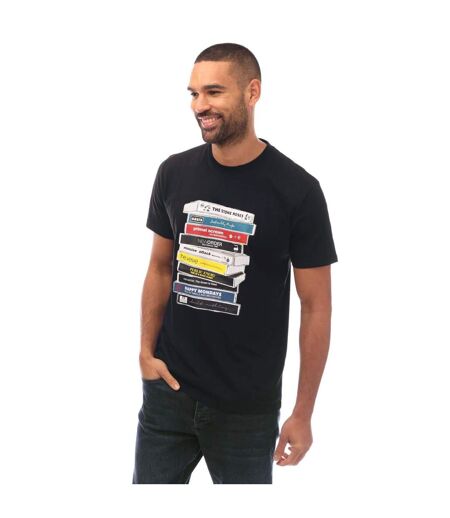 Mens Cassettes T-shirt Navy Weekend Offender