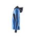 Mens Accelerate Full Zip Hoodie Azure Blue Dark Navy Mascot-3