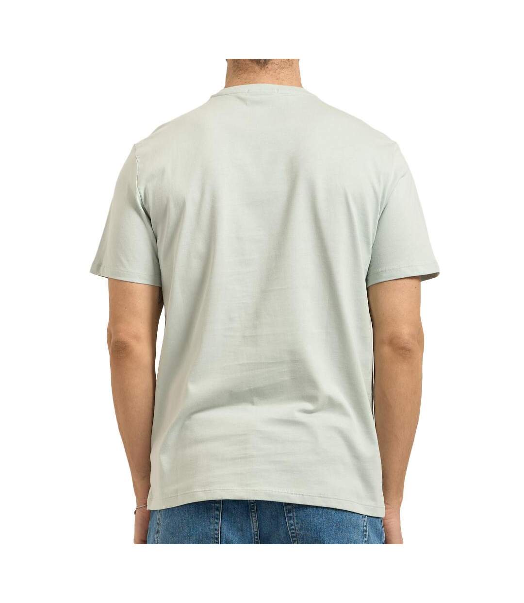 T-Shirt vert homme calvin klein jeans classics-2