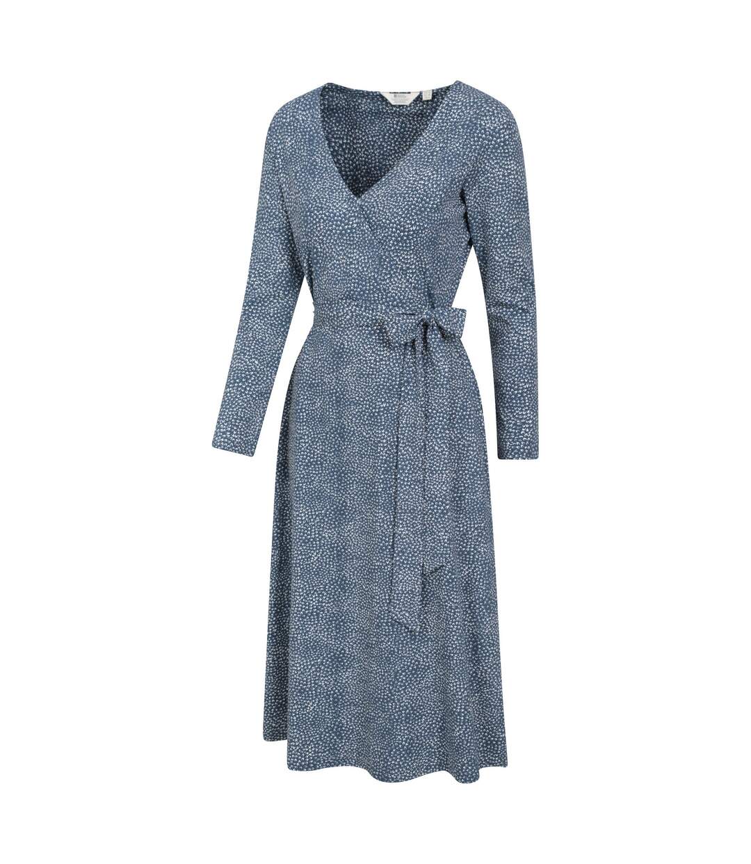 Robe mi-longue santorini femme bleu foncé Mountain Warehouse-3