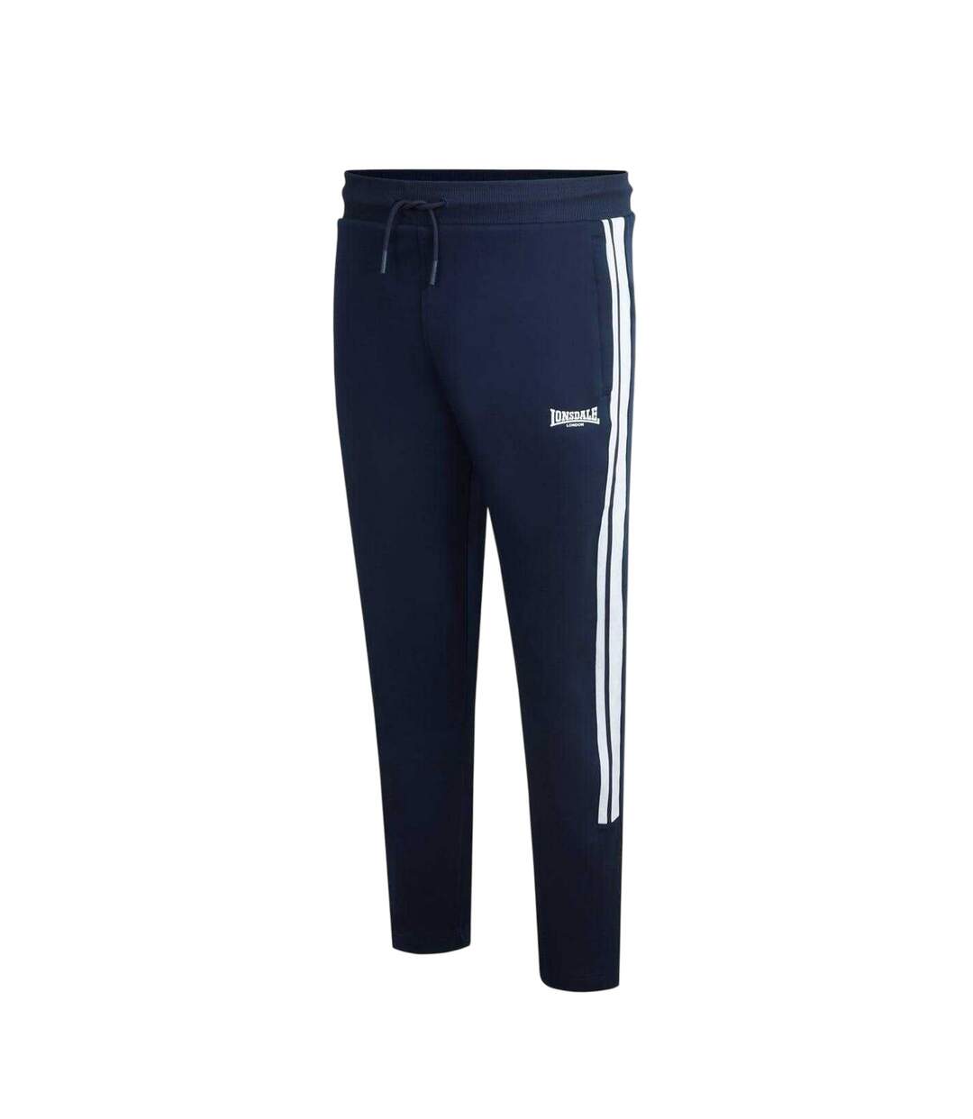 Pantalon De Jogging Motif/style À Rayures Homme Bleu Marine Lonsdale-3