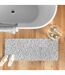 Tapis de Bain Imprimé Leandra 50x120cm Gris-5