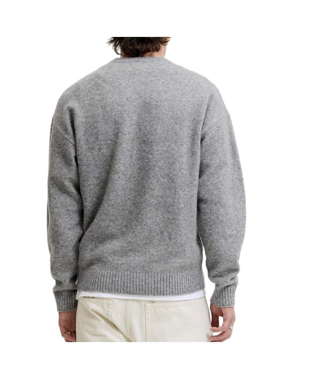 Pull gris homme jack & jones soho ollie-2