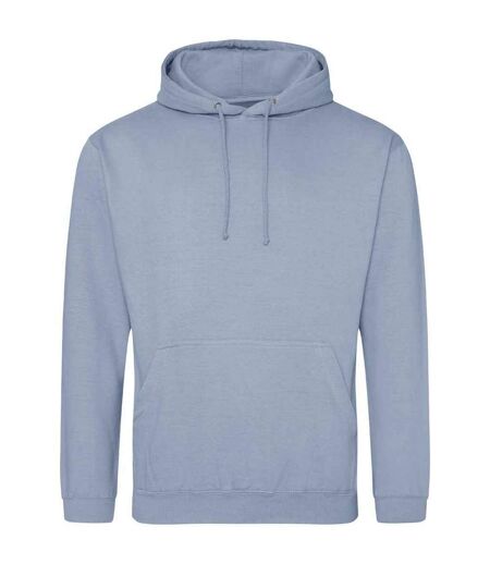 Sweat à capuche college adulte vieux bleu Awdis