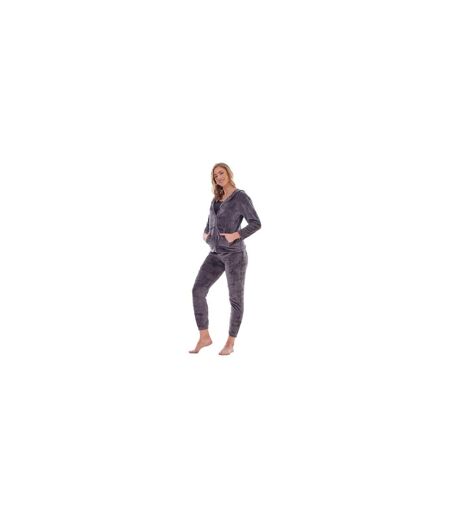 Ensemble De Pyjama Long Motif/style Étoile Femme Charbon Keanu