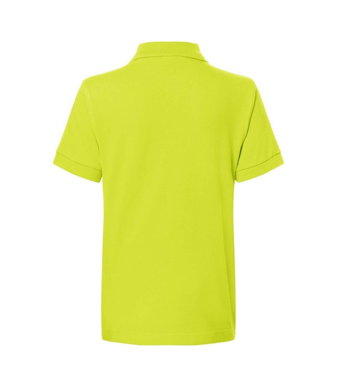 Polo Classic Enfant Jaune Fluo James And Nicholson-2