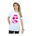 Disney Womens/Ladies Alphabet A Is For Alice Cotton Boyfriend T-Shirt (Blanc) - UTBI8626-2