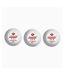 Donic-Schildkroet 3-Star Avantgarde Table Tennis Balls (Pack of 3) (White/Red) (One Size) - UTMQ938