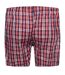 Pack of 2  Mens d555 plaid woven kingsize boxer shorts  navy blue/red Duke-3