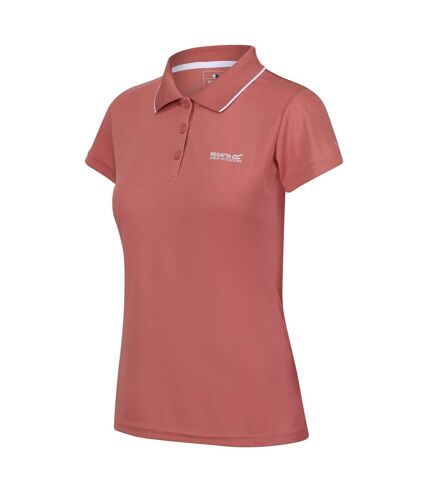 Womens/ladies maverick v polo shirt terracotta Regatta