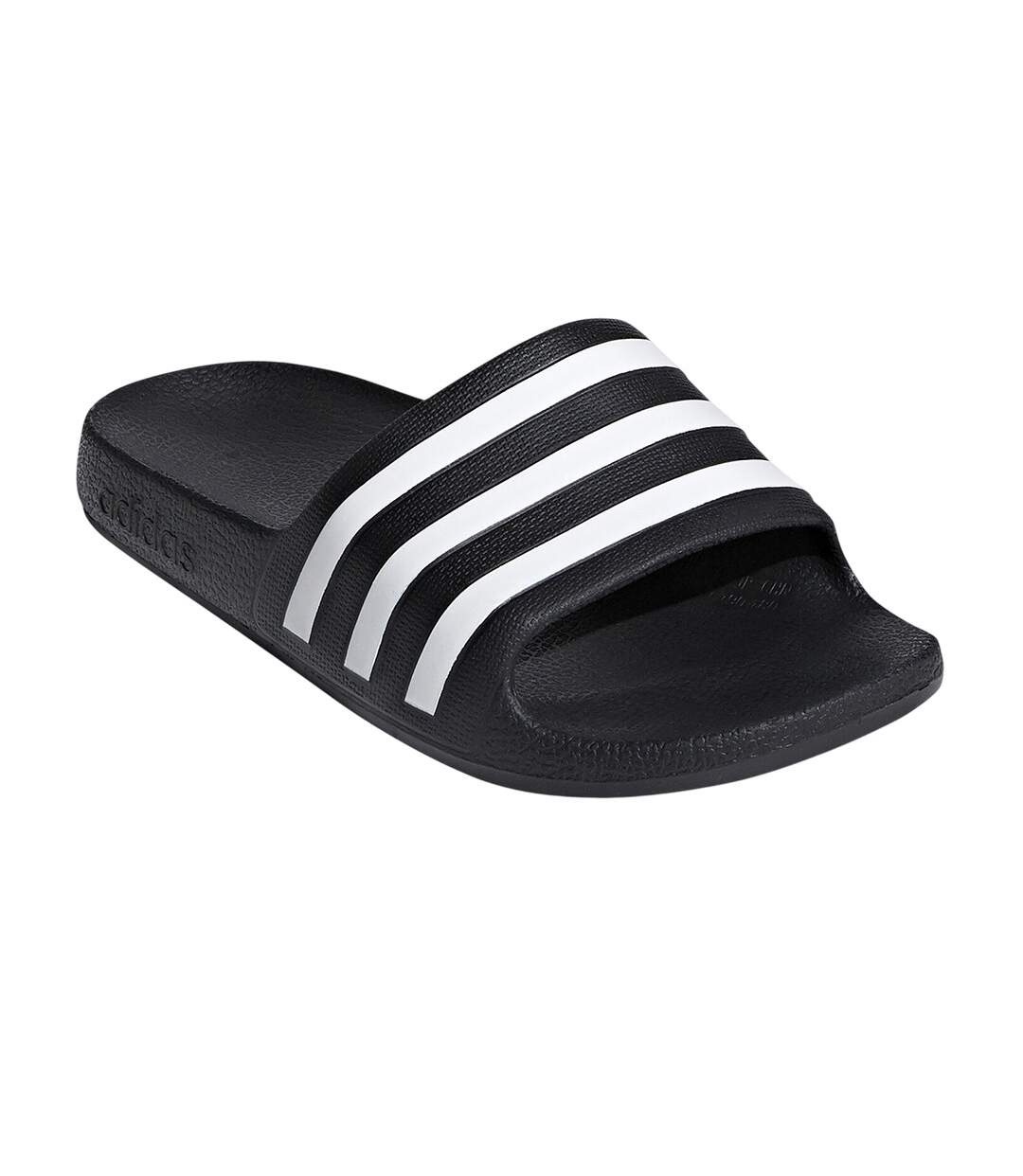 Claquettes Adilette Aqua Enfant Noir Adidas-4