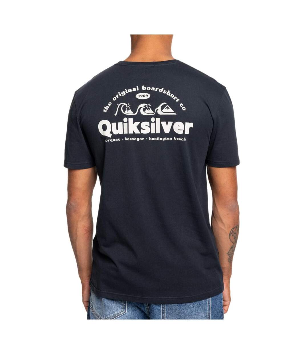 T-shirt Noir Homme Quiksilver EQYZT07648 - S