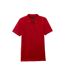Softstyle Womens/ladies Short Sleeve Double Pique Polo Shirt Cherry Red Gildan-2
