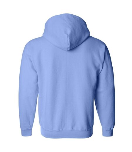 Gildan Heavy Blend Unisex Adult Full Zip Hooded Sweatshirt Top (Carolina Blue) - UTBC471