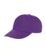 Casquette 5 panneaux adulte - RC080X - violet-1