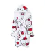 Womens/ladies 3d Ears Fleece Robe White Red Black Hello Kitty-1