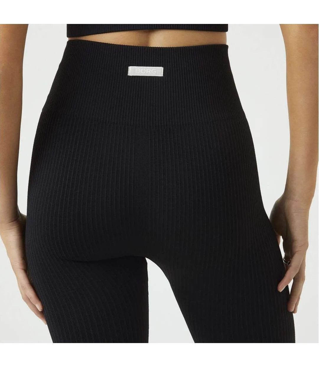 Ladies Designer Rib Studio Leggings-5