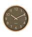 Horloge ronde en bois Pure  22 cm