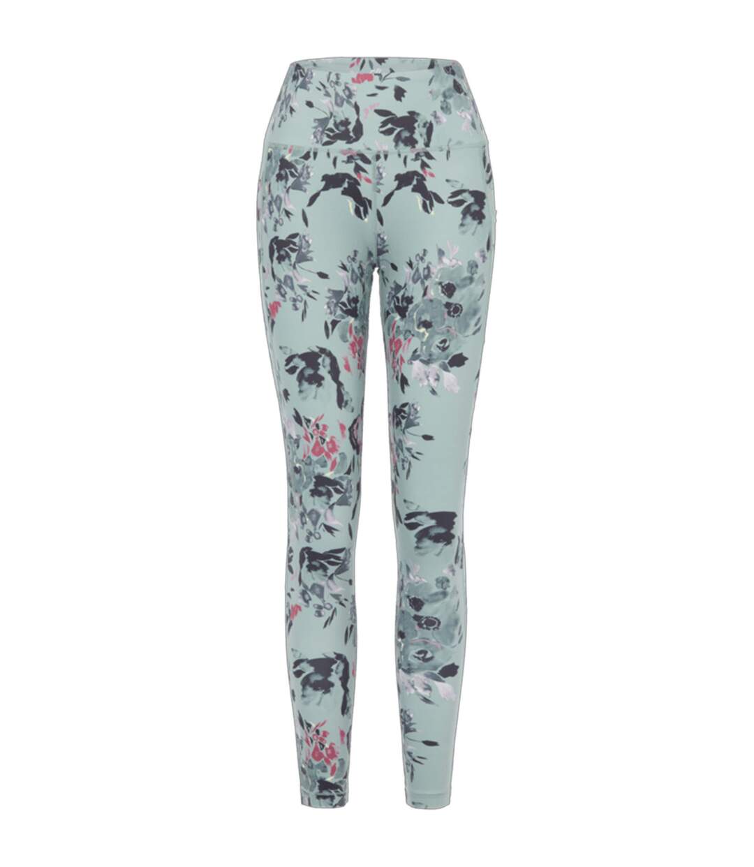Legging Motif/style Floral Influential Femme Vert Pâle Regatta-1