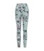 Legging Motif/style Floral Influential Femme Vert Pâle Regatta-1
