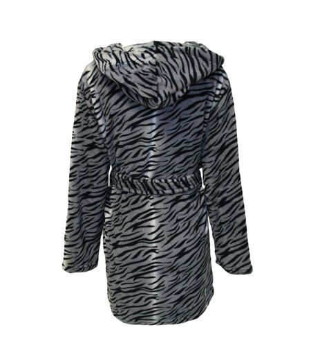 Womens tiger dressing gown snowtiger Brave Soul