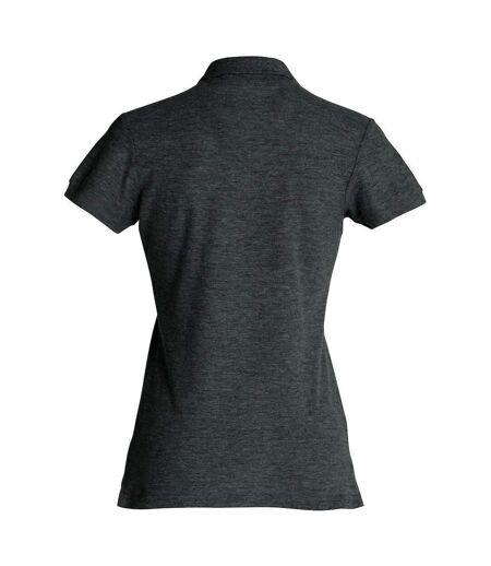 Polo Femme Anthracite Chiné Clique