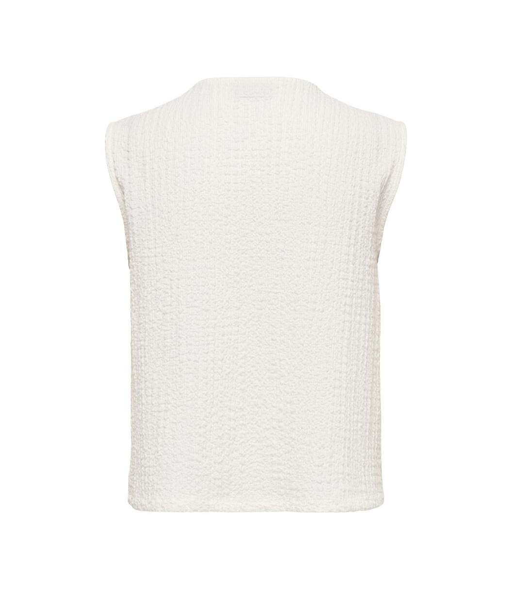 T-Shirt blanc femme jdy turbo-2