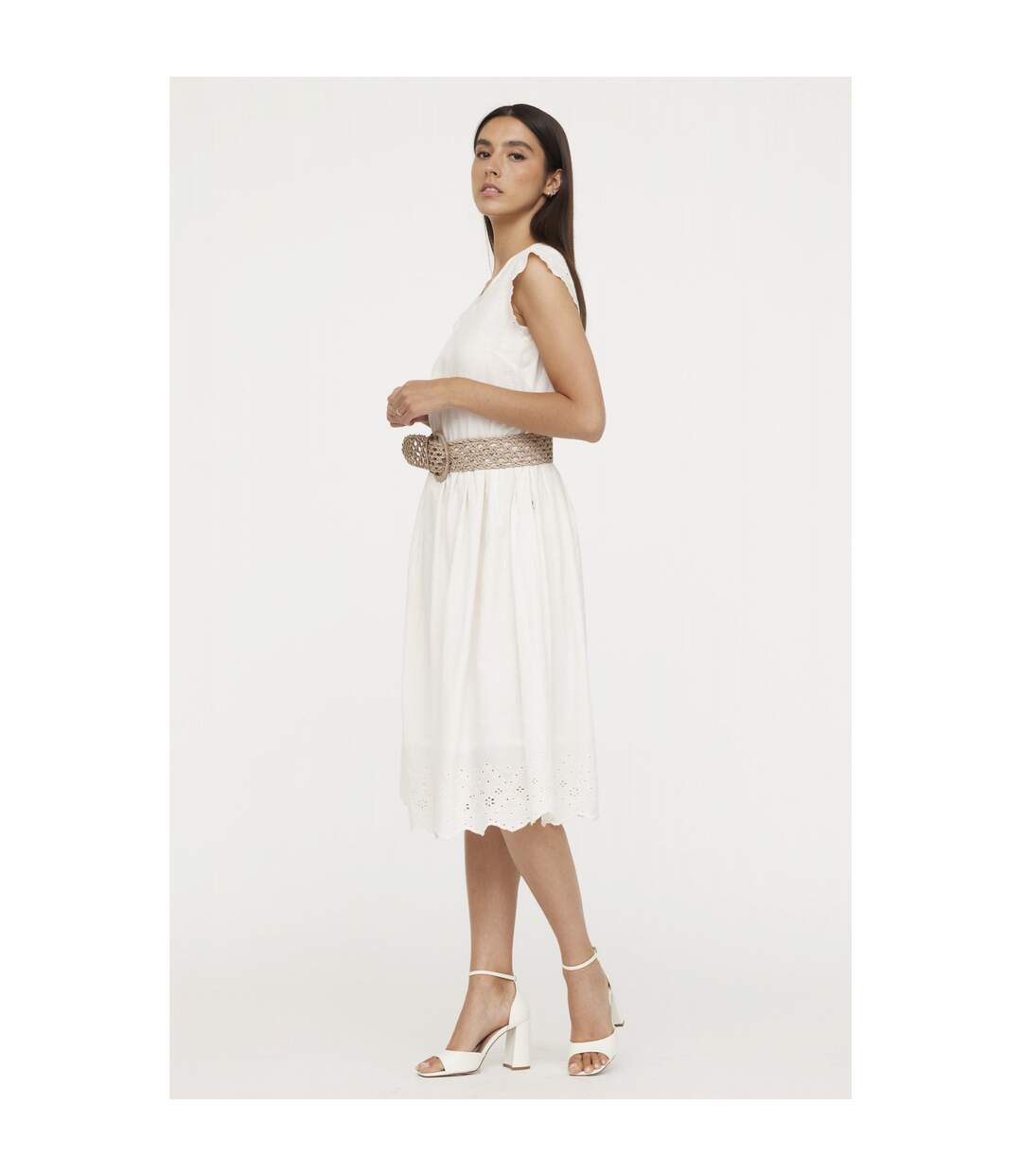 Robe sans manches coton  LYA-3