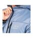Mens Full Zip Hoodie Steel Blue Crosshatch-4