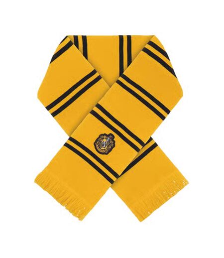 Écharpe Hufflepuff Adulte Taille Unique Jaune Noir Harry Potter