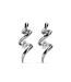 Boucles d'oreilles Spiral, Cristal d'Autriche