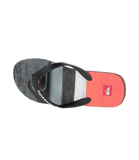 Tongs Molok Homme Noir Rouge Quiksilver