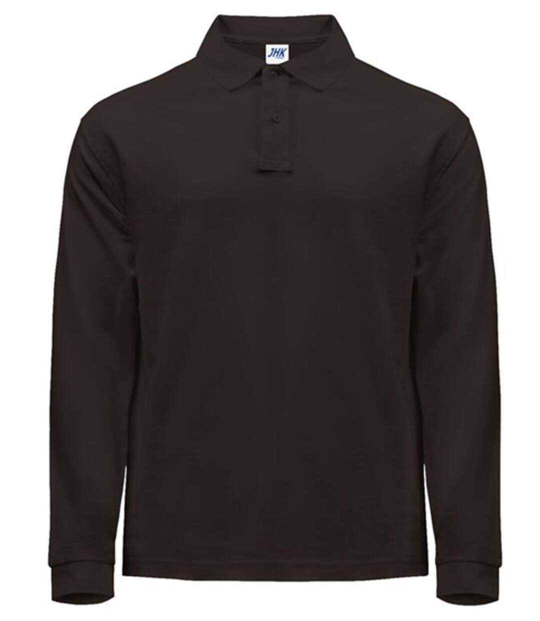 Polo manches longues - Homme - JK215 - gris graphite