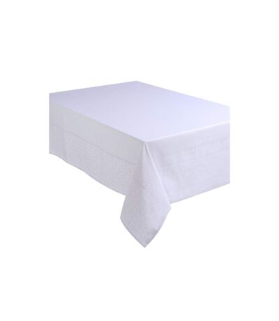 Nappe Jacquard Nid d'Abeille 140x240cm Blanc