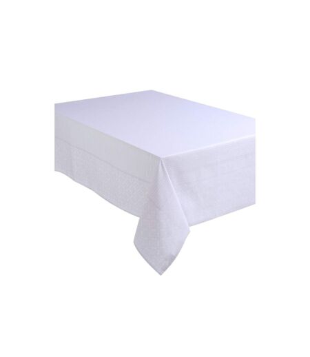 Nappe Jacquard Nid d'Abeille 140x240cm Blanc